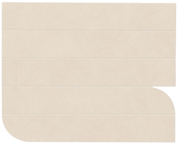 B-Natural Deco Kaolin Piano Mosaic