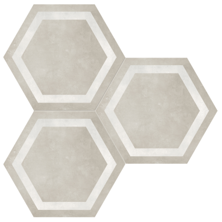 Form Sand Porcelain Hexagon