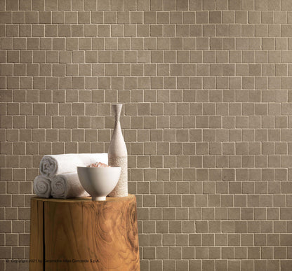 B-Natural Deco Ecru Tumbled Mosaic