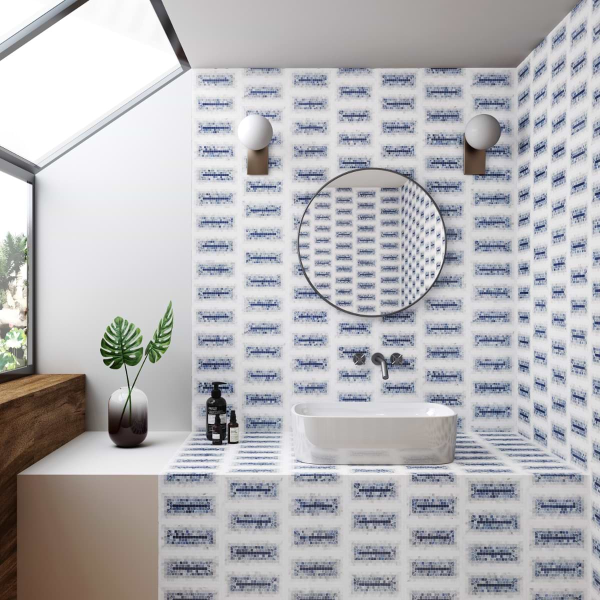 Imogen Azul Blue 4x9