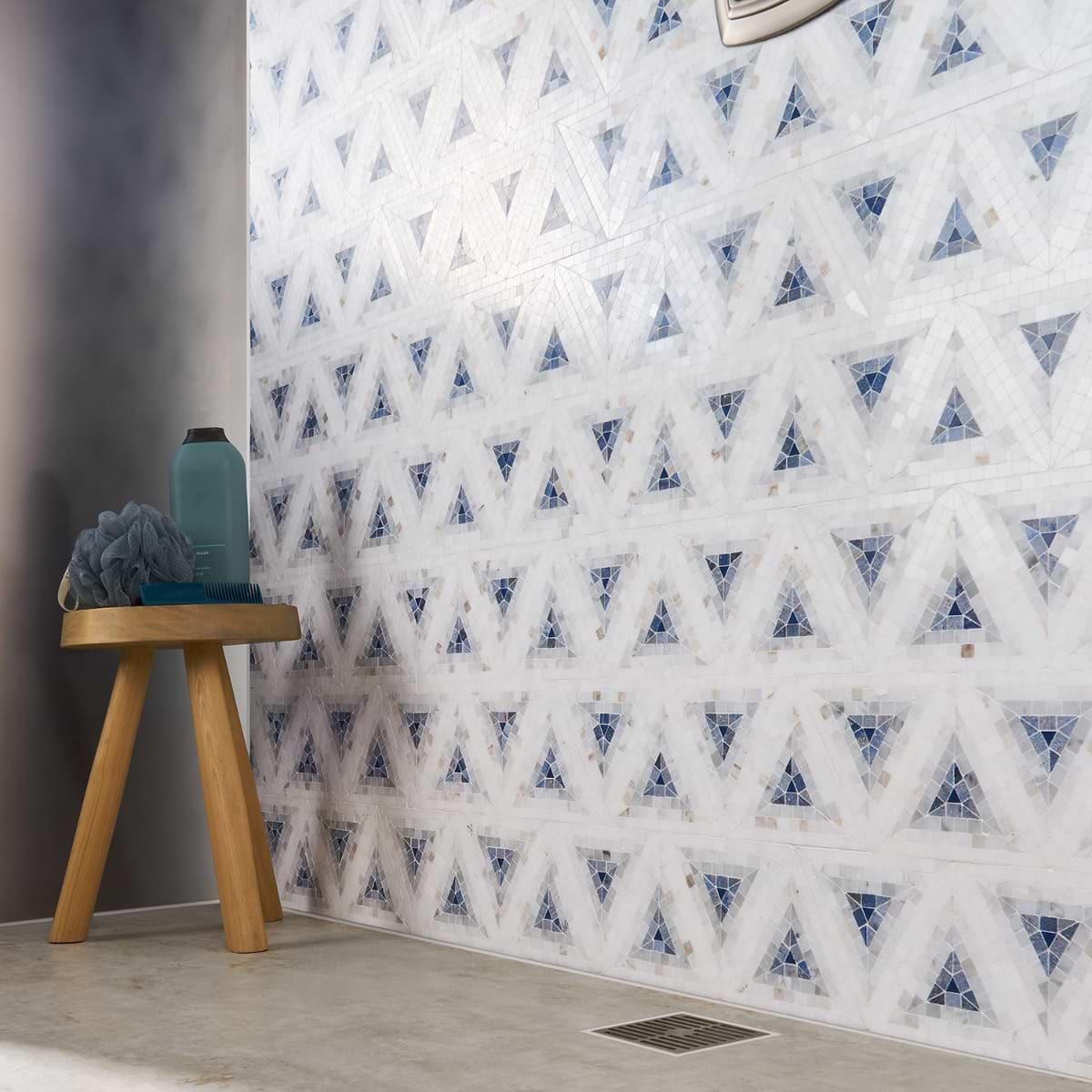 Imogen Azul Blue Triangle