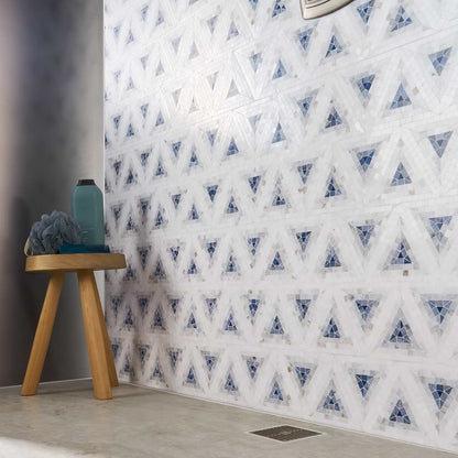 Imogen Azul Blue Triangle