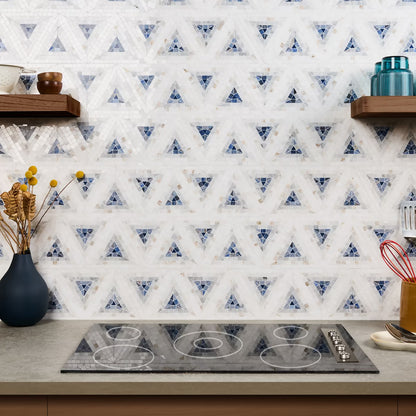 Imogen Azul Blue Triangle