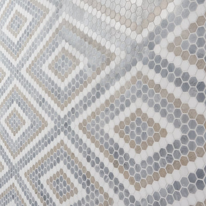 Helios Beige & Gray Diamond