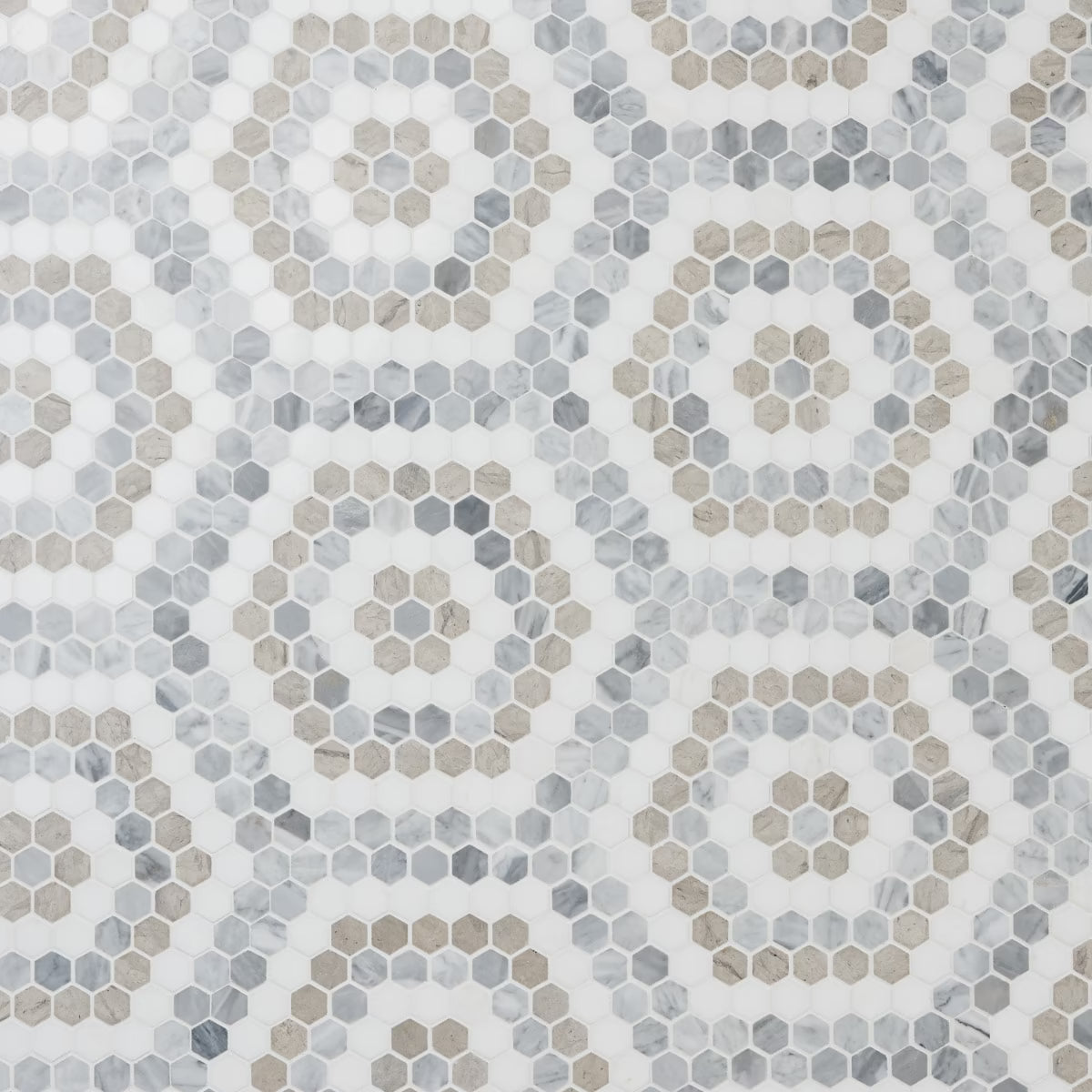 Helios Beige & Gray Honeycomb