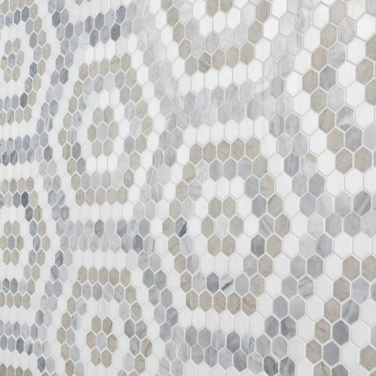 Helios Beige & Gray Honeycomb