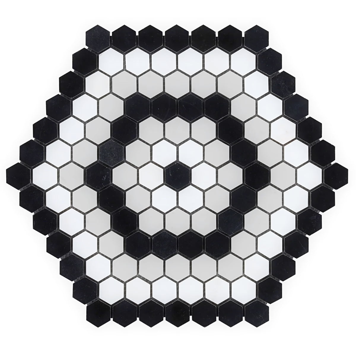 Helios Black & White Honeycomb