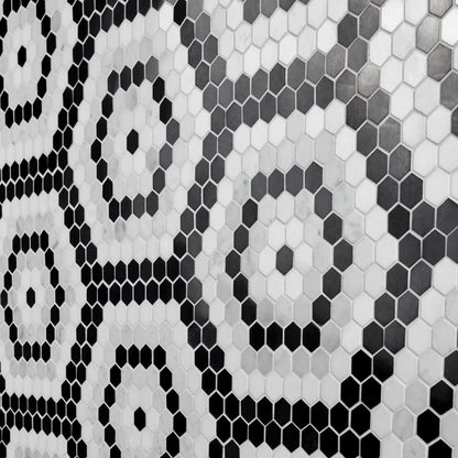 Helios Black & White Honeycomb