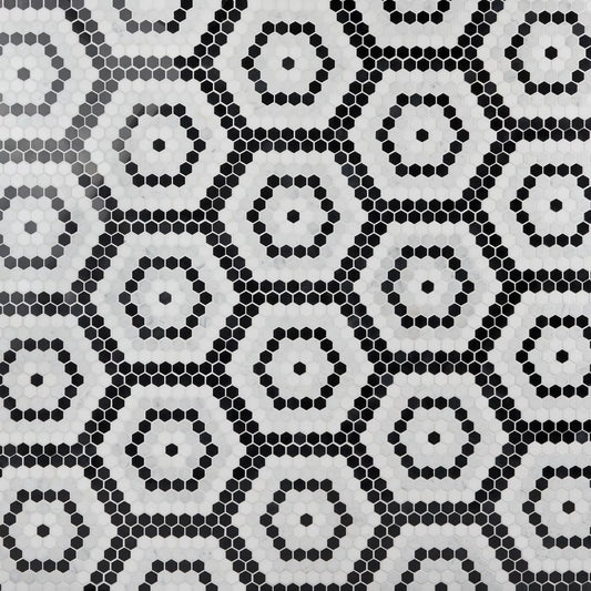 Helios Black & White Honeycomb