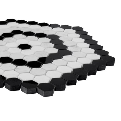 Helios Black & White Honeycomb