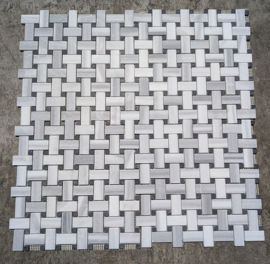 Fluid Basketweave Honed