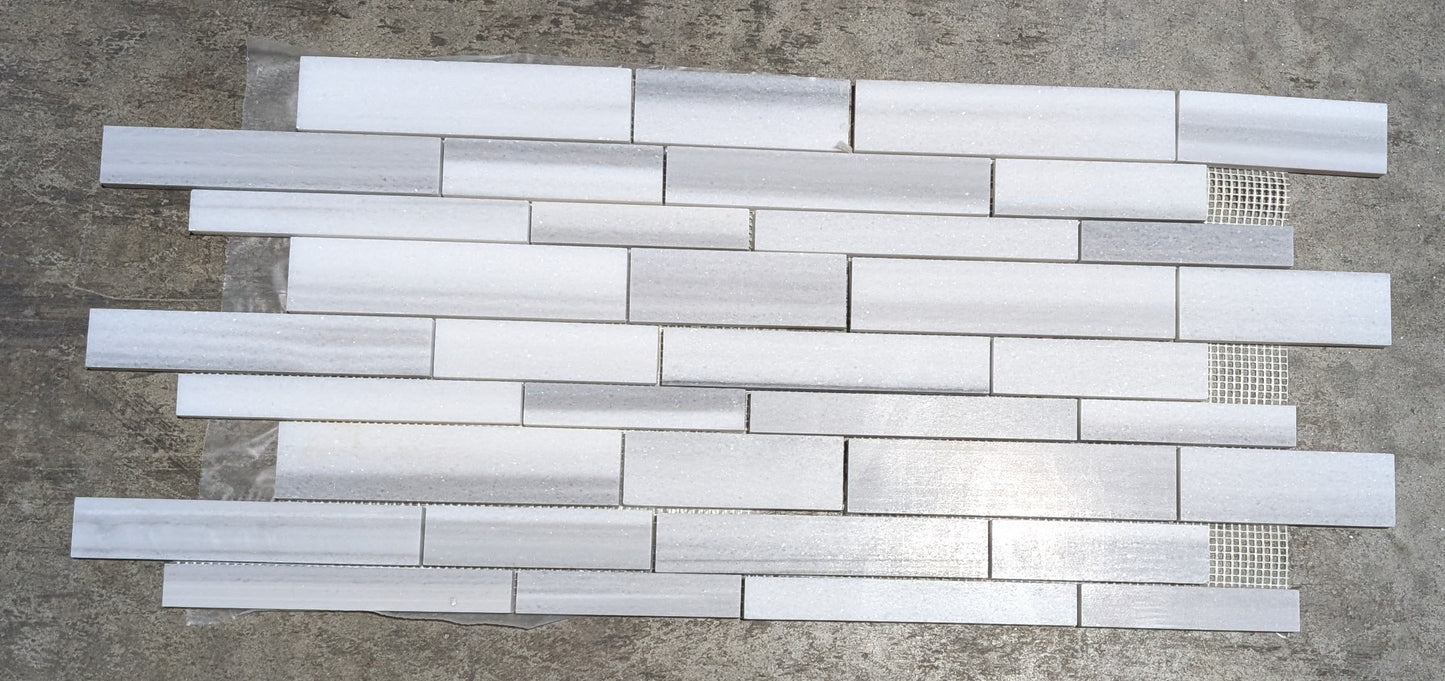 Fluid Random Linear Mosaic Honed