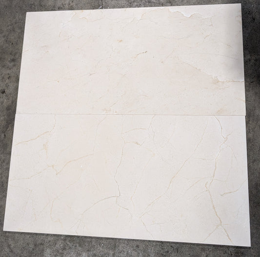 Crema Marfil 12X24 Honed