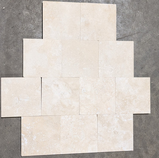 Classic Travertine 4X4 F&H
