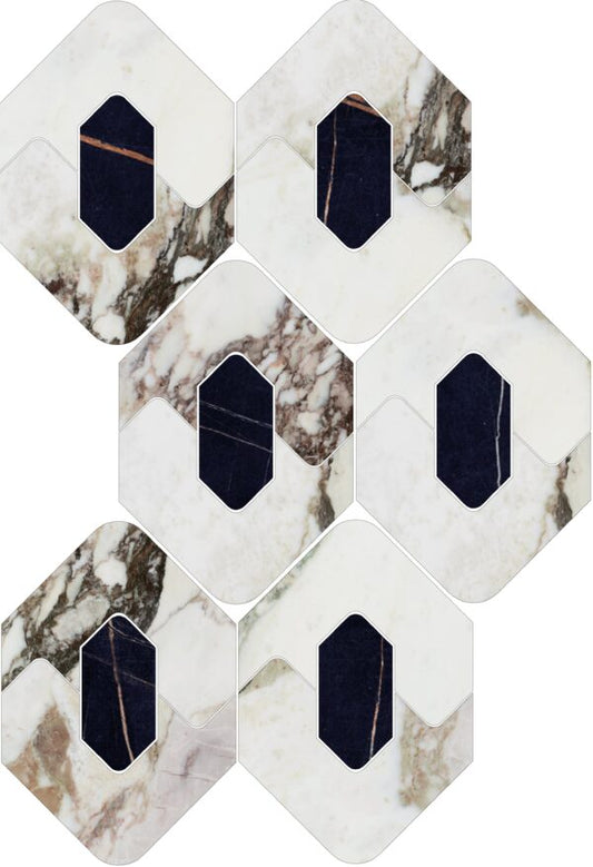 Kobe Calacatta Viola Legend Mosaic