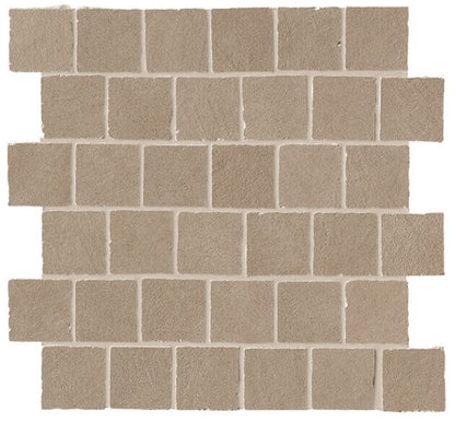 B-Natural Deco Ecru Tumbled Mosaic