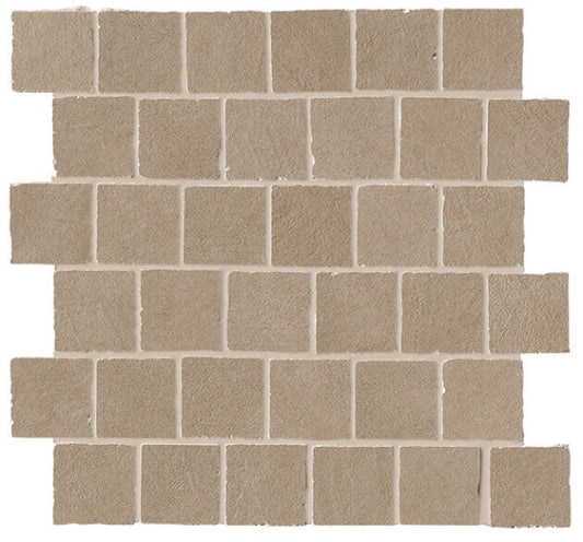 B-Natural Deco Ecru Tumbled Mosaic