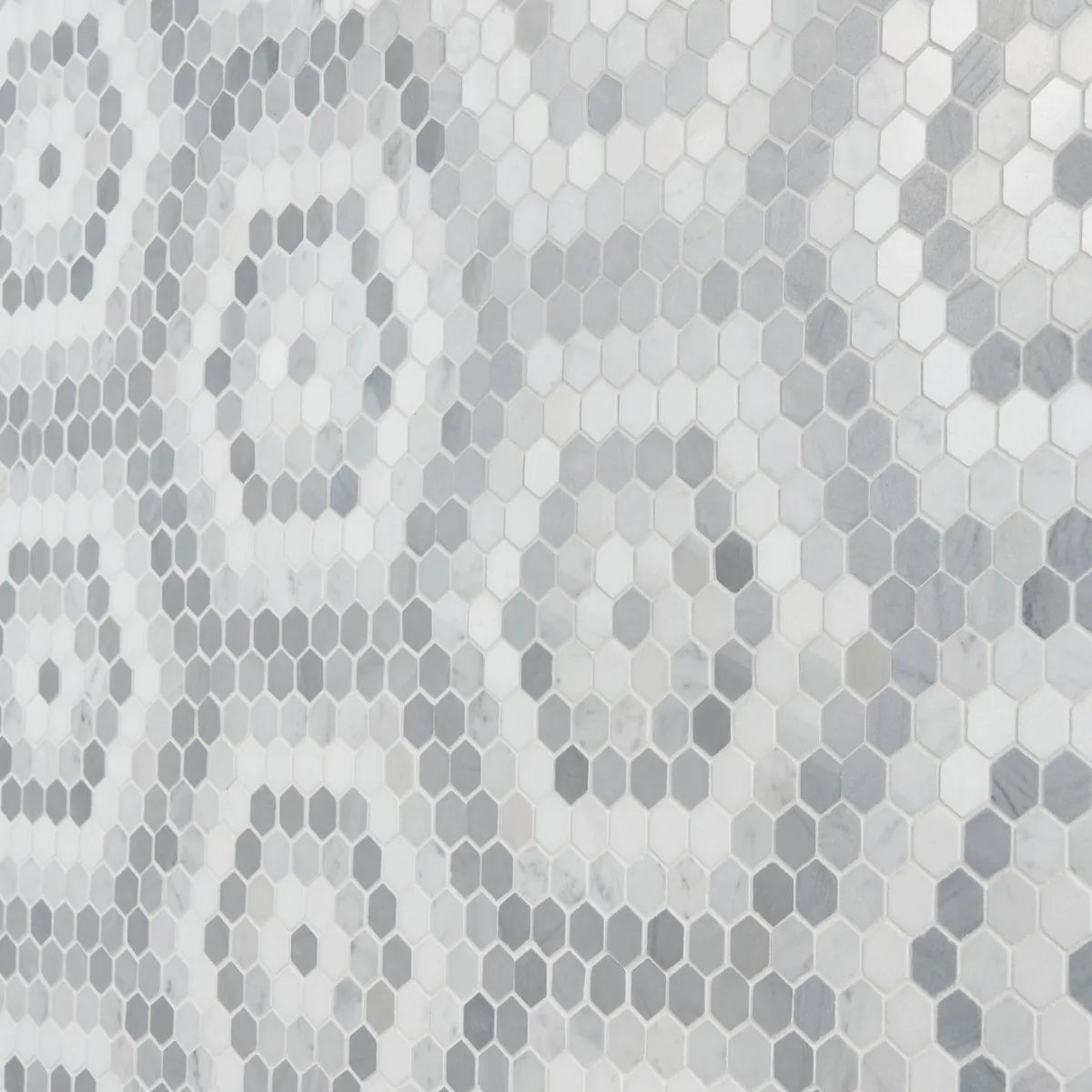 Helios Gray & White Honeycomb