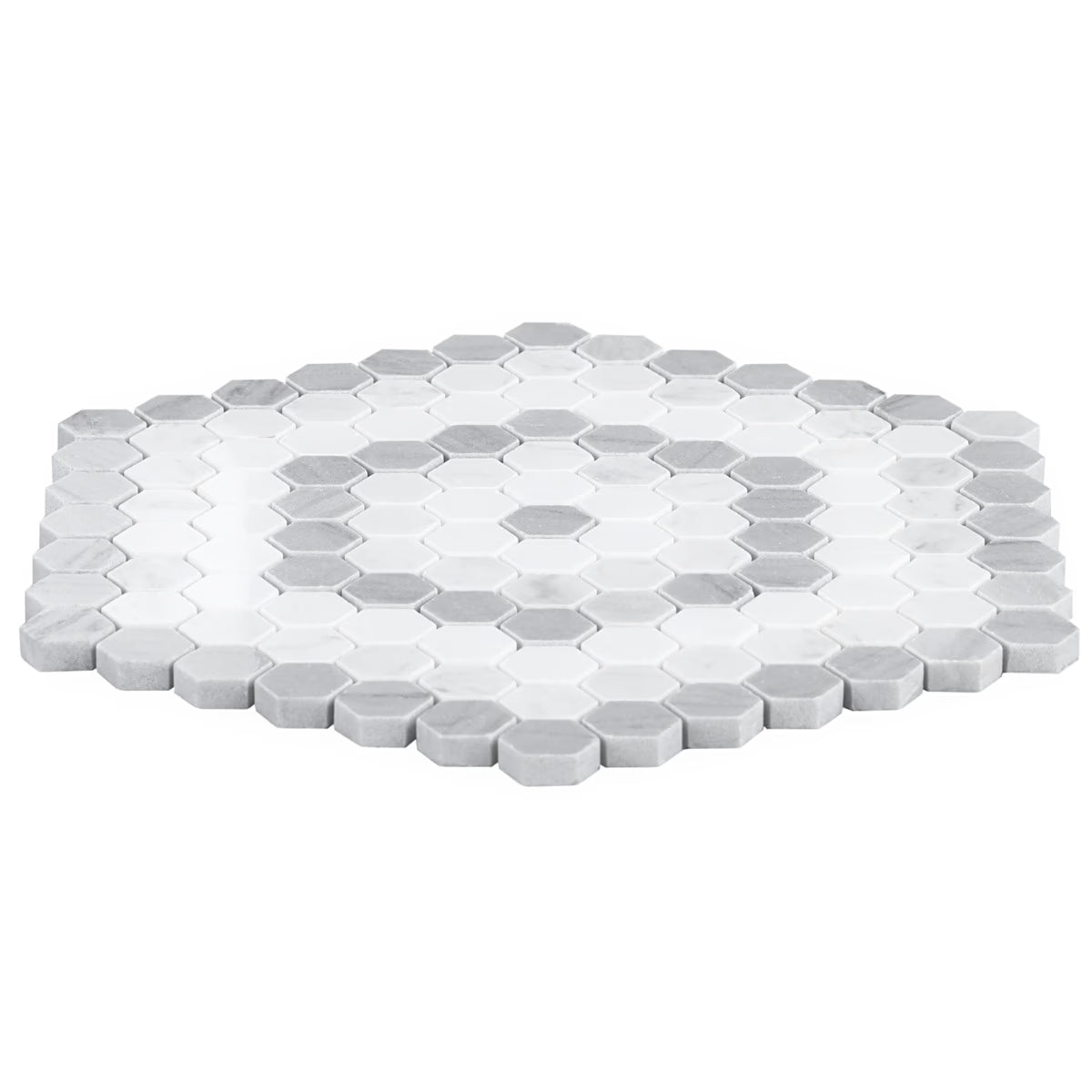 Helios Gray & White Honeycomb