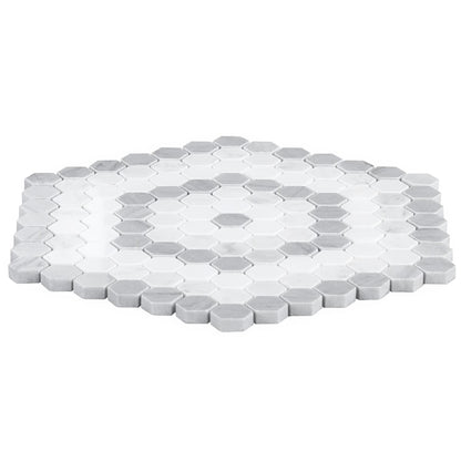 Helios Gray & White Honeycomb