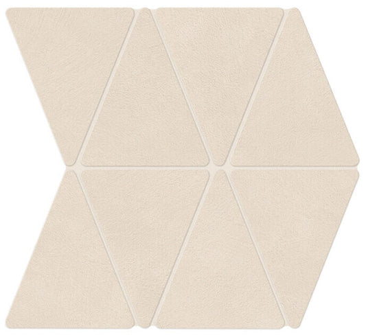 B-Natural Deco Kaolin Rhombus Mosaic