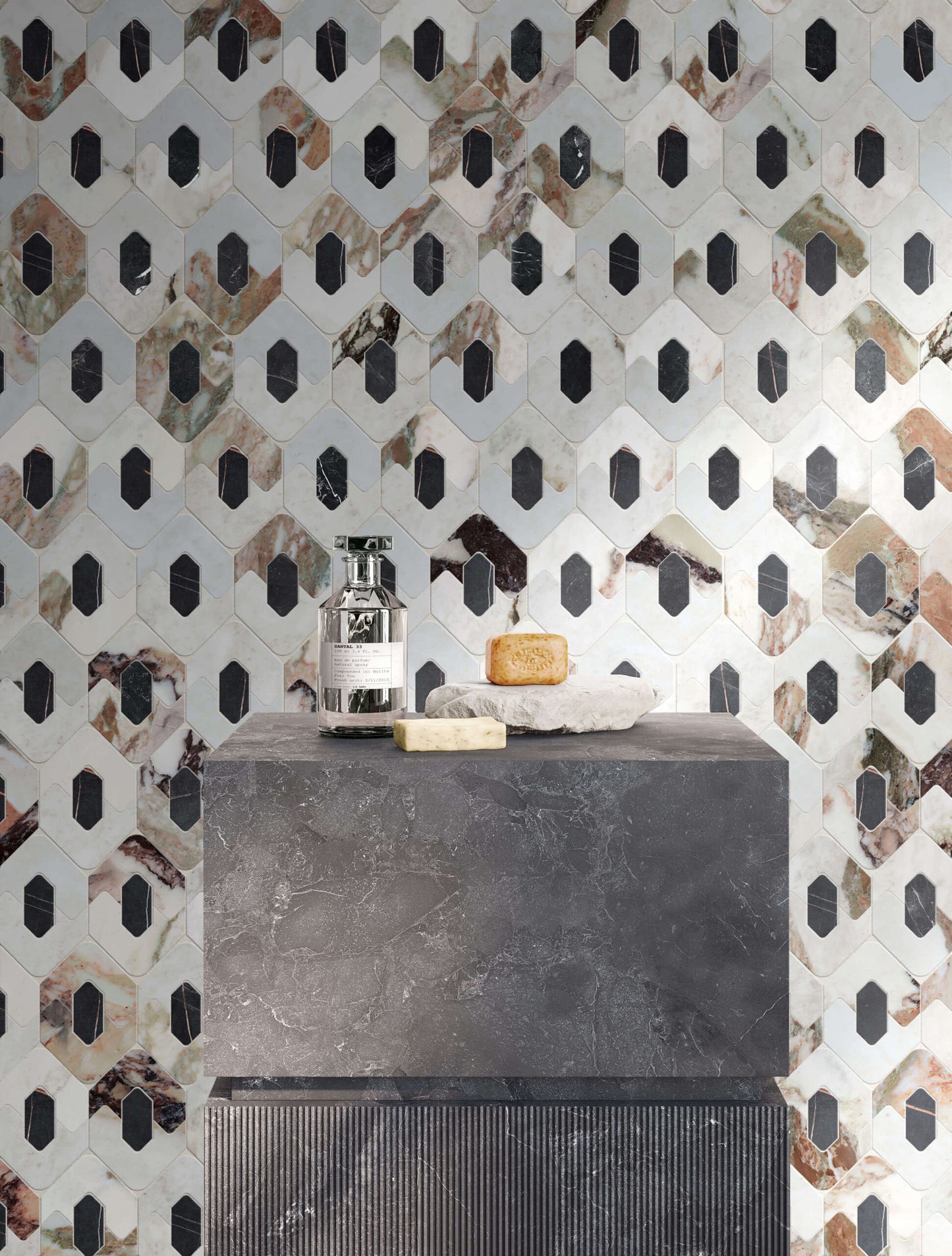 Kobe Calacatta Viola Legend Mosaic