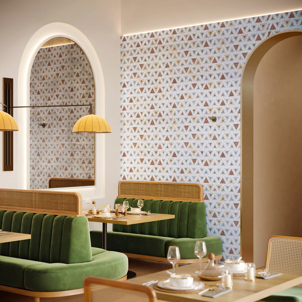 Imogen Multicolor Mix Triangle