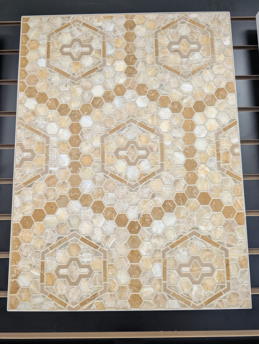 MONARCH HONEY HEXAGON MARBLE