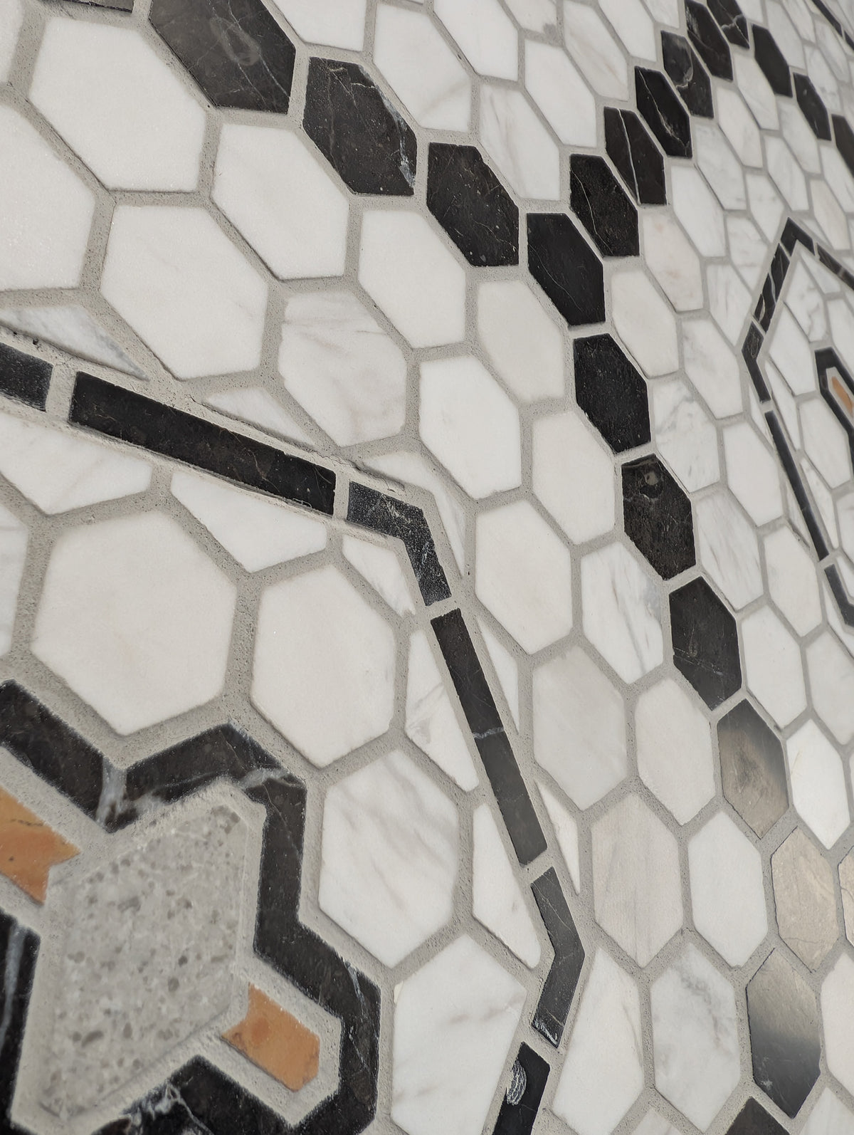 MONARCH IRON HEXAGON MARBLE