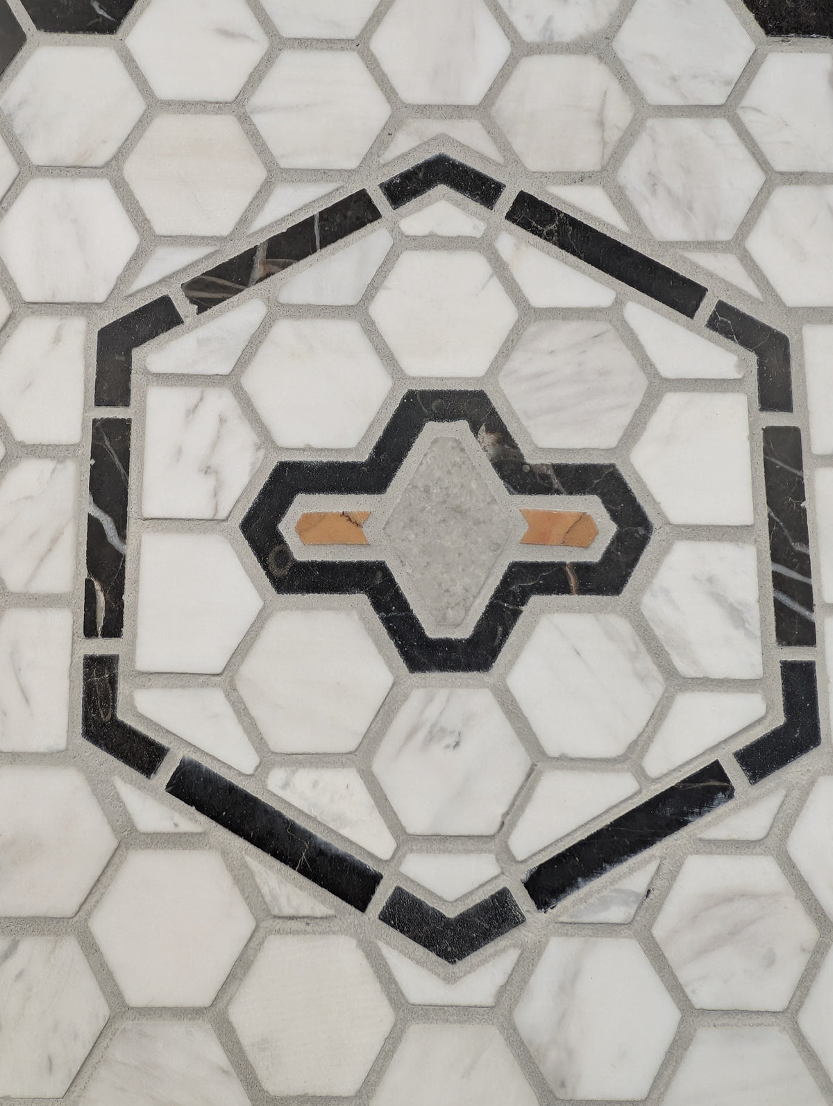 MONARCH IRON HEXAGON MARBLE