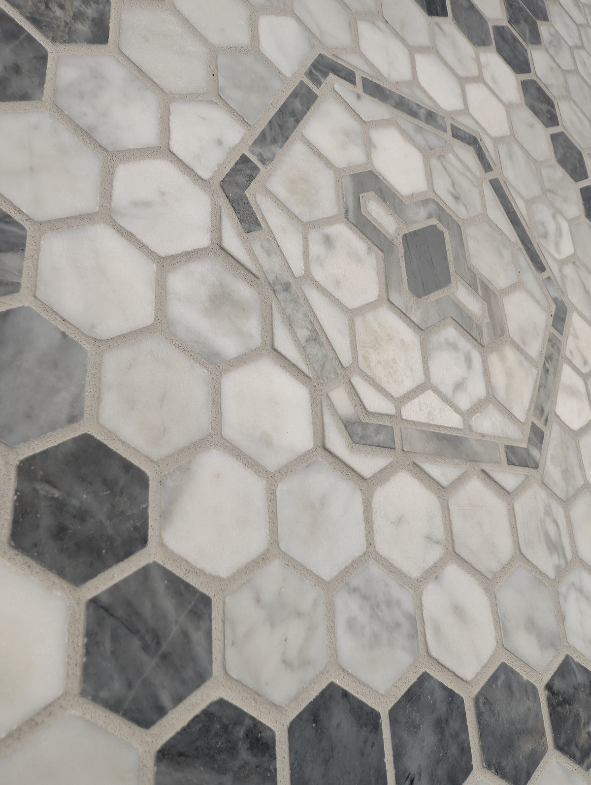 MONARCH FROST HEXAGON MARBLE
