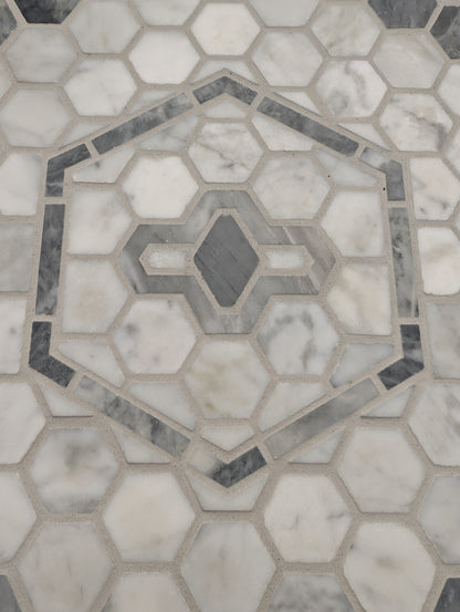 MONARCH FROST HEXAGON MARBLE