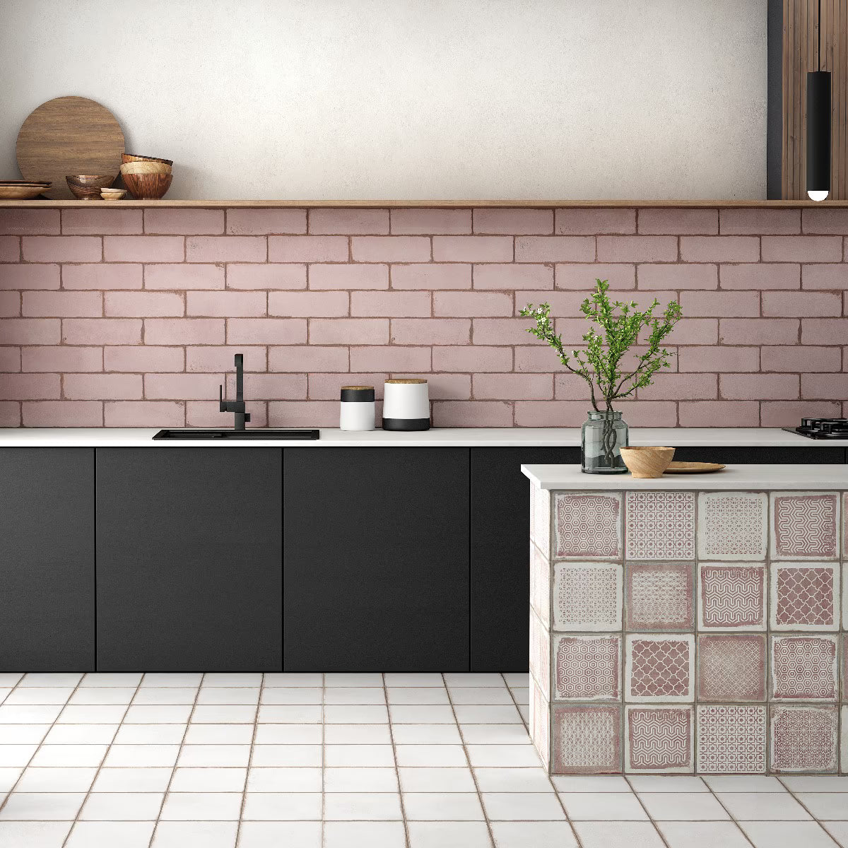 Bernalillo Pink Rose 4x12