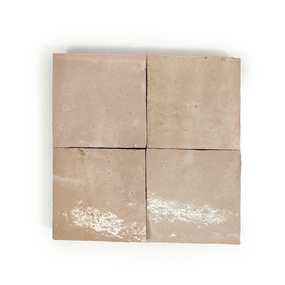 Zellige Classique Sahara Rose 4x4