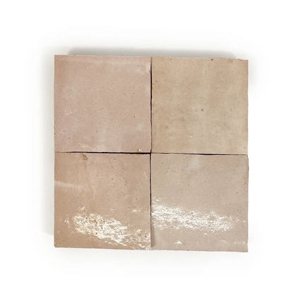 Zellige Classique Sahara Rose 4x4