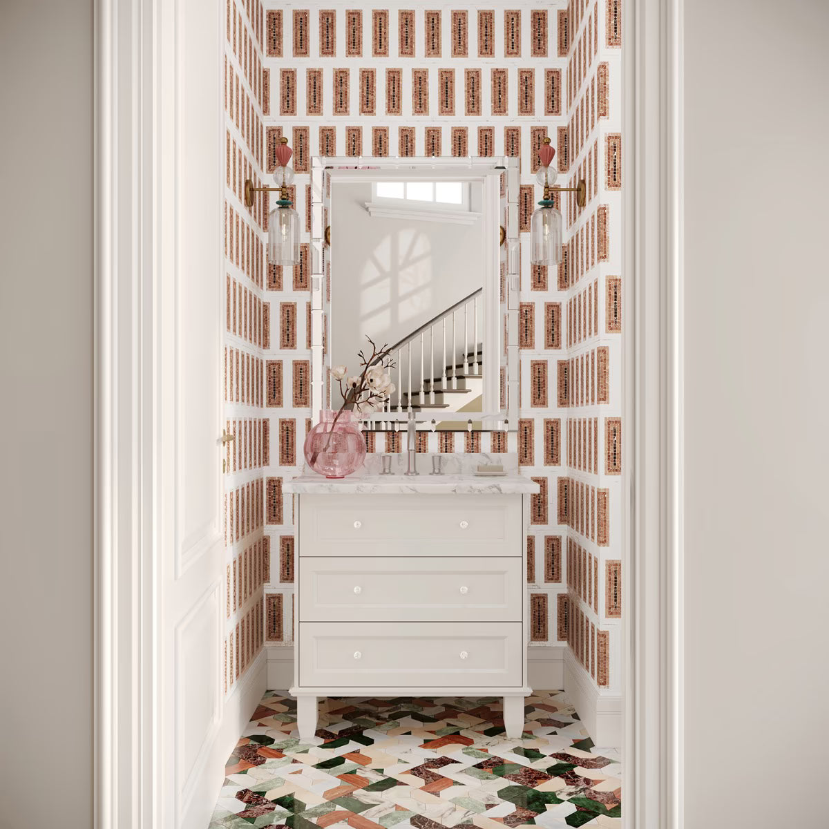 Imogen Terracotta Rosa 4x9