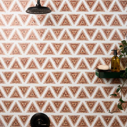 Imogen Terracotta Rosa Triangle