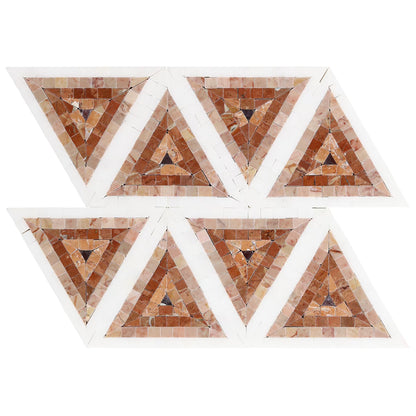Imogen Terracotta Rosa Triangle