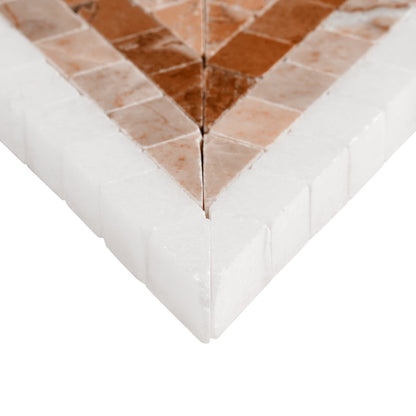 Imogen Terracotta Rosa Triangle