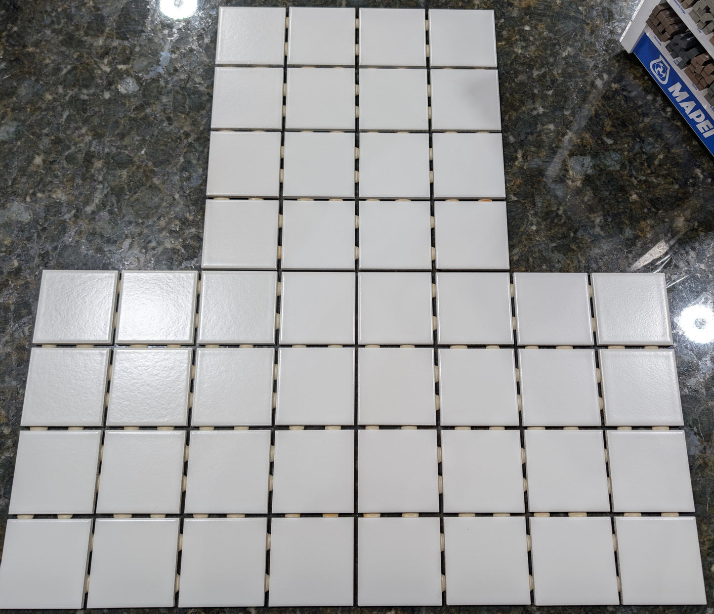 Satin White 3X3 Mosaic