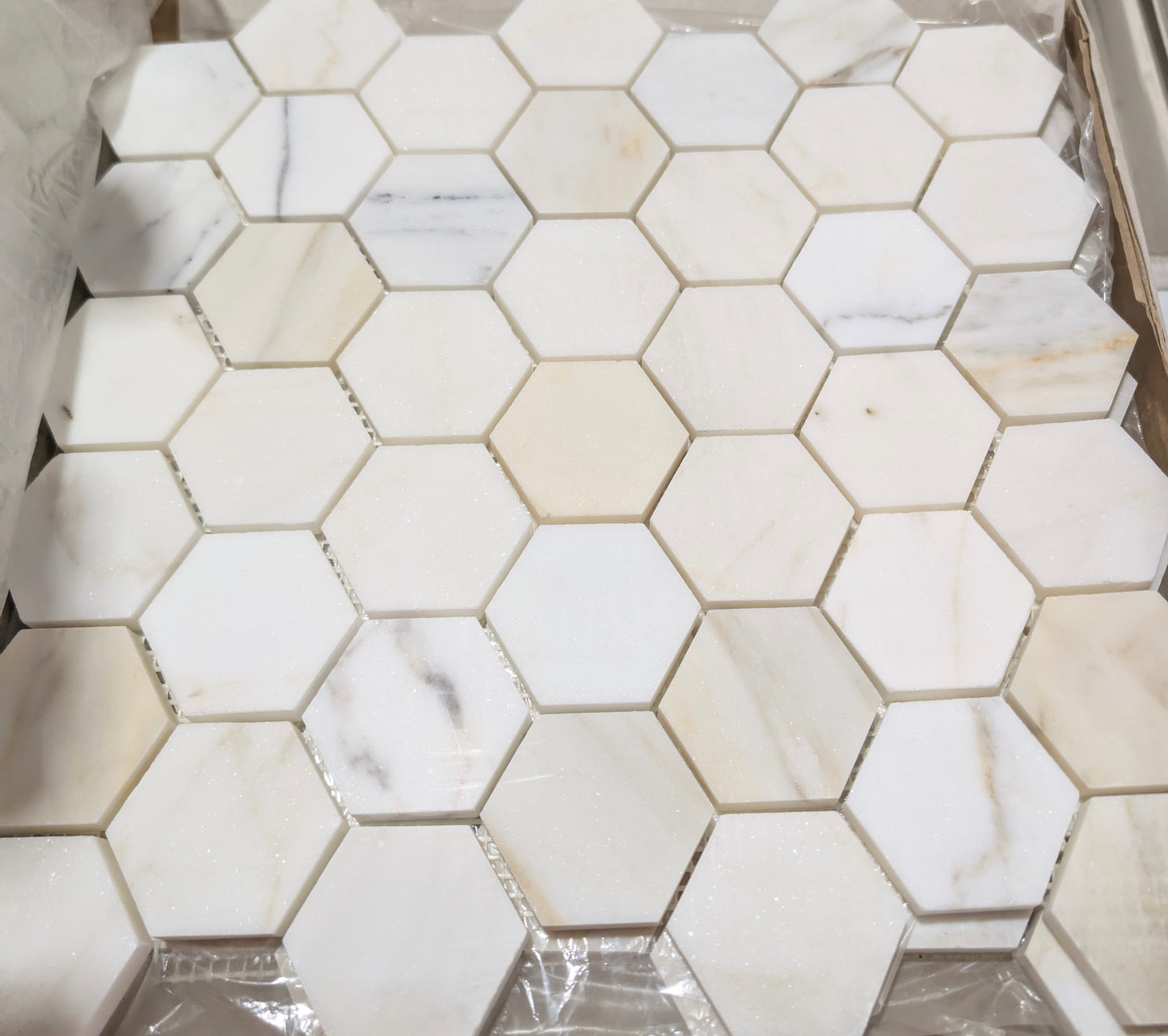 Calcatta Gold Hexagon Mosaic