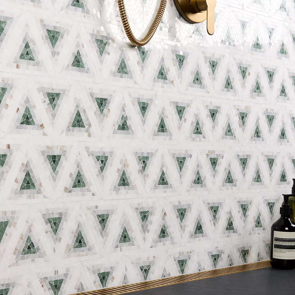 Imogen Green Verde Triangle