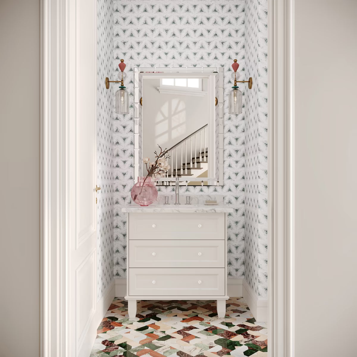 Imogen Green Verde Triangle