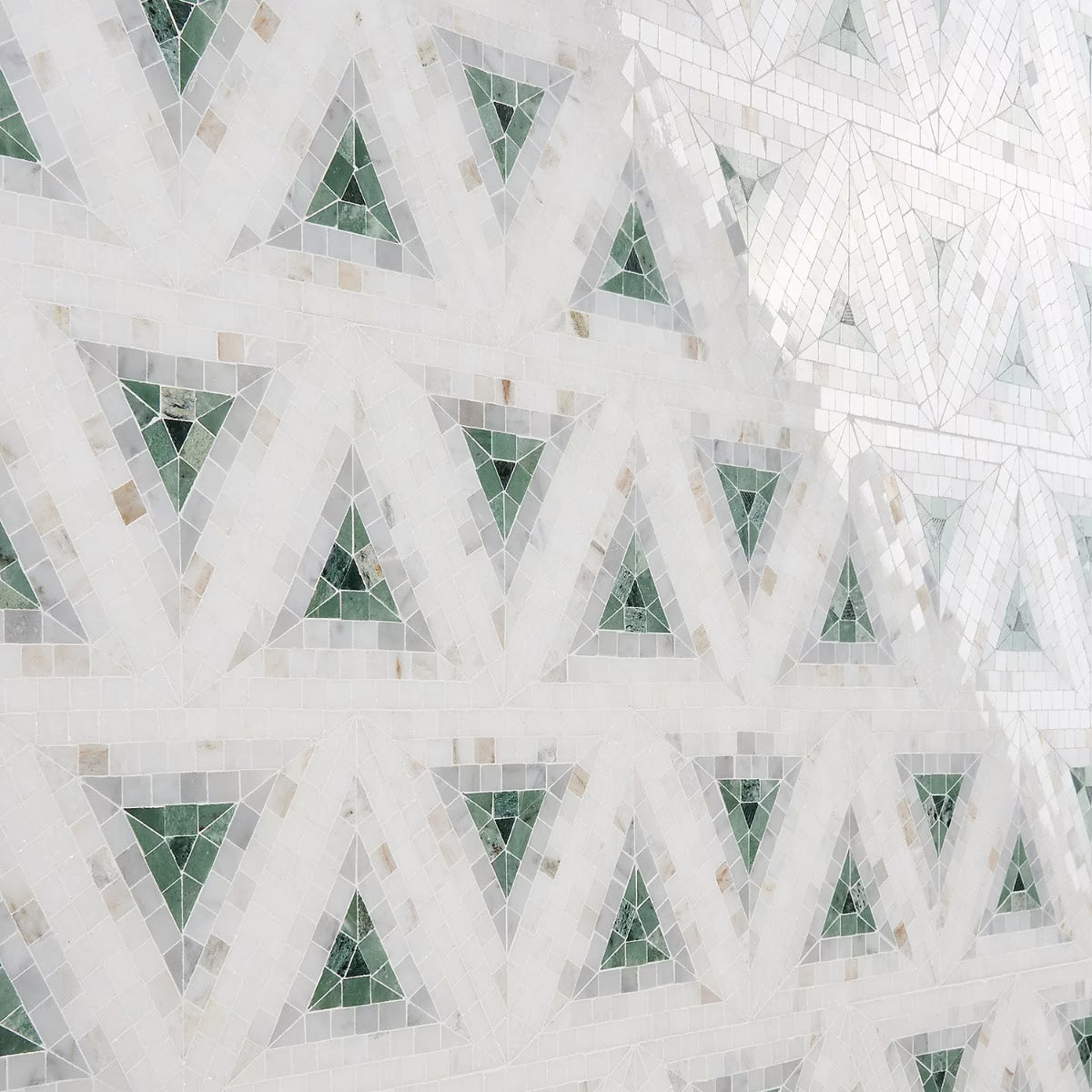 Imogen Green Verde Triangle