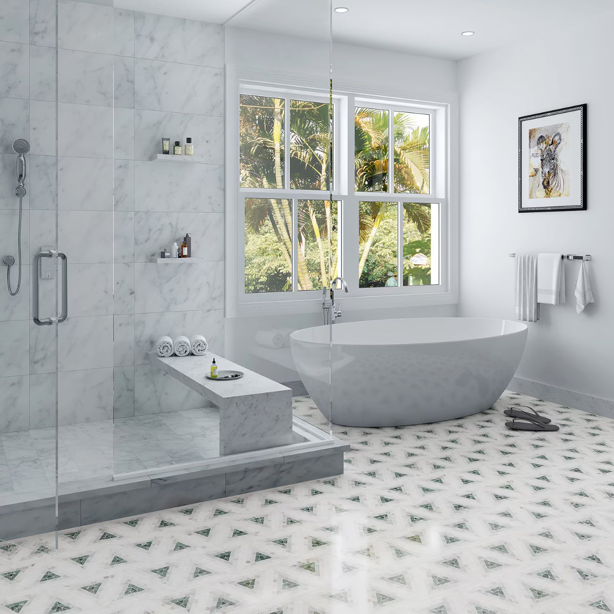 Imogen Green Verde Triangle