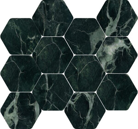 Kobe Verde Hexagon Mosaic