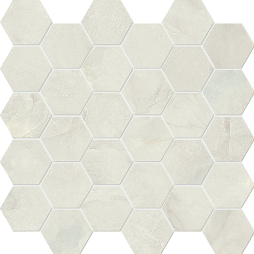 Alabastro Azzuro Hexagon Mosaic