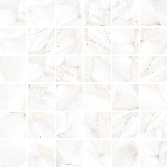 Alabastro Bianco Deco 2x2 Mosaic