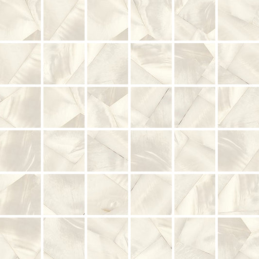 Alabastro Grigio Deco 2x2 Mosaic