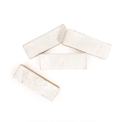 Zellige Classique Atlas White 2x6